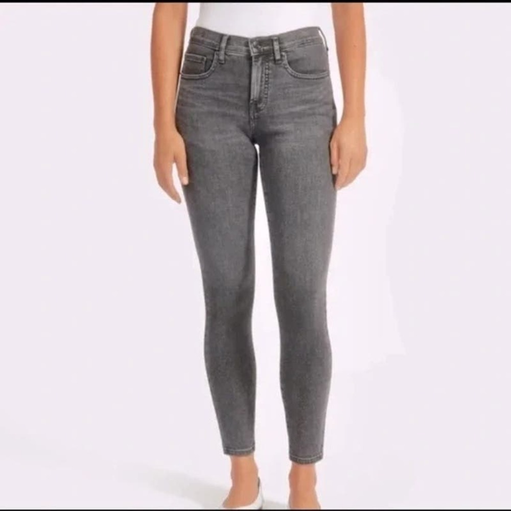 3/$20 Everlane Women's Gray Mid Rise Cotton Blend Skinny Ankle Denim Jeans 24